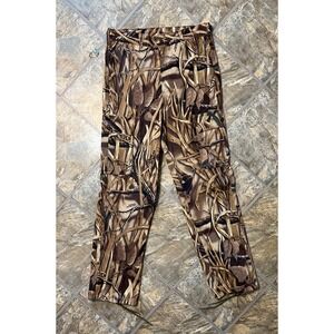 Advantage Wetlands Camo Cargo Pants Mens Medium Brown New Vintage Made in USA